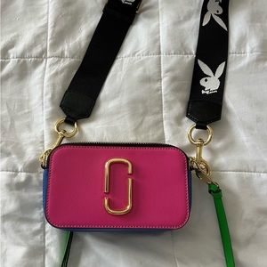 Marc Jacobs Snapshot Pink Playboy Bunny Bag